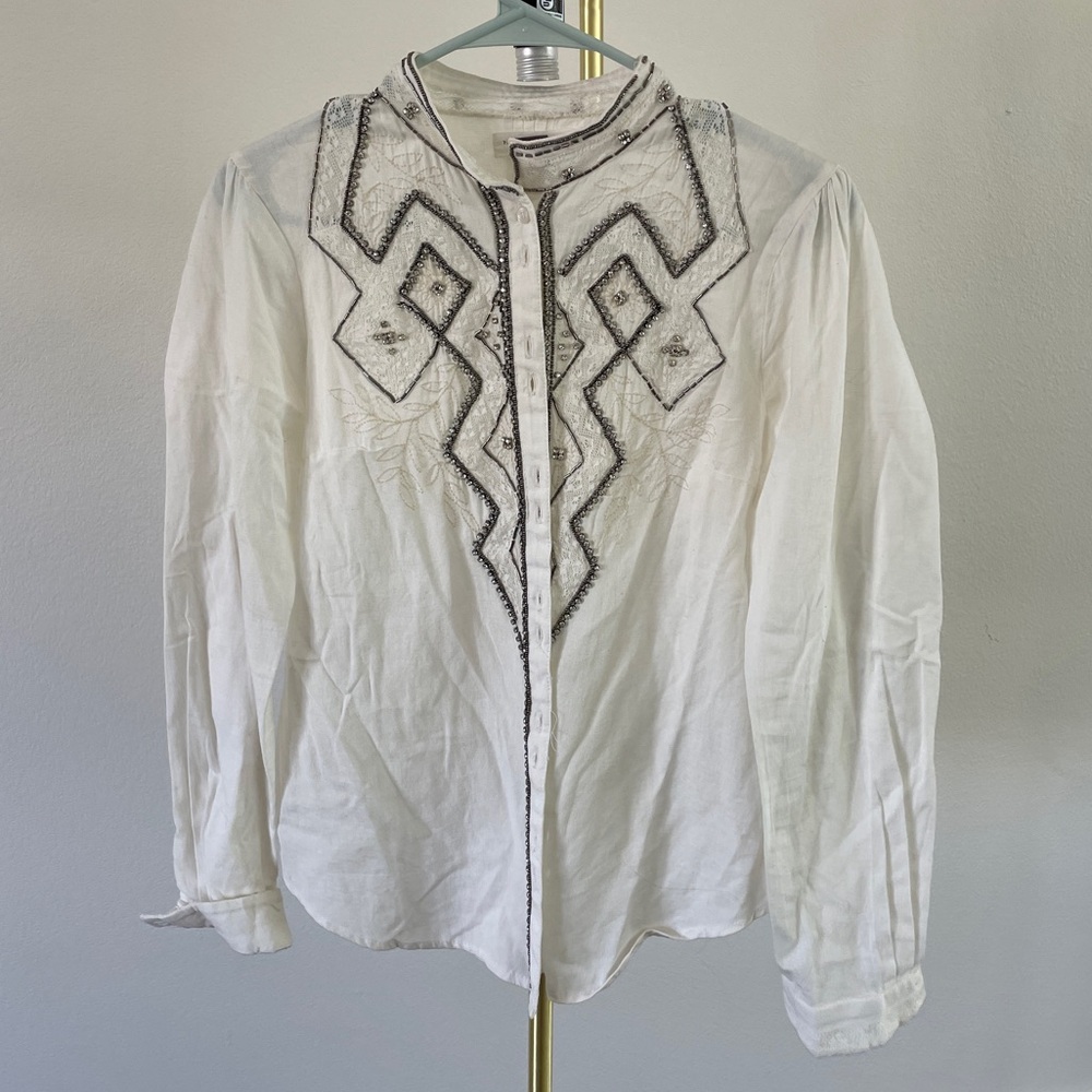 Anthropologie Western shirt